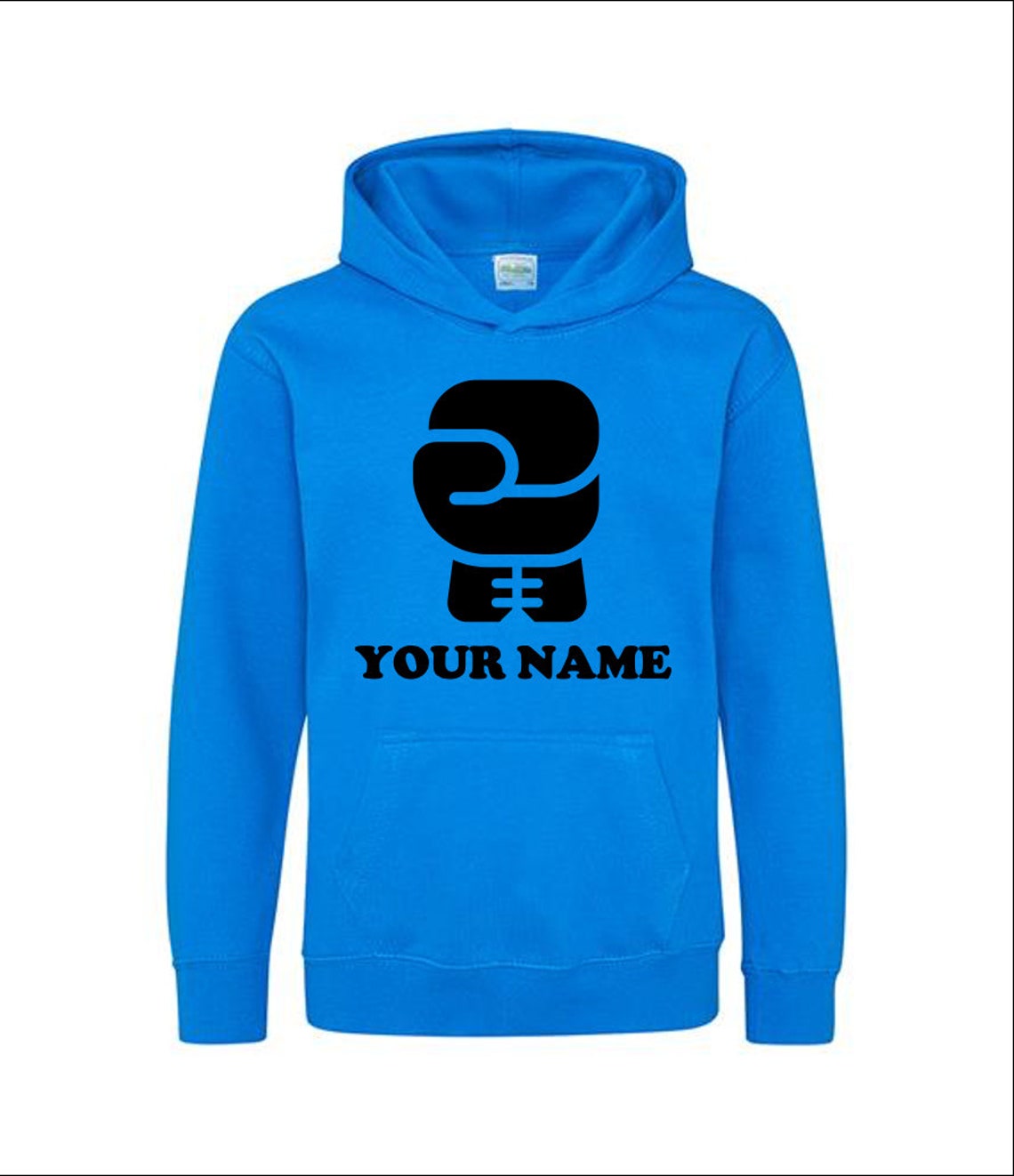 Personalised Kids Boxing Hoodie Custom Sport Add Your Name Etsy