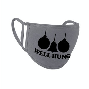 Gut hung lustige Weihnachten wiederverwendbare Gesichtsmaske