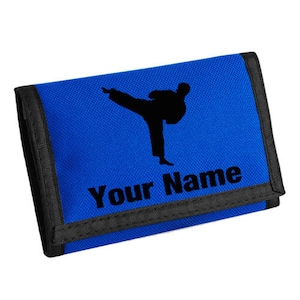 Personalisierte Martial Arts Karate Ripper Style Brieftasche / Geldbörse - fügen Sie Ihren Namen hinzu, Benutzerdefinierter Druck