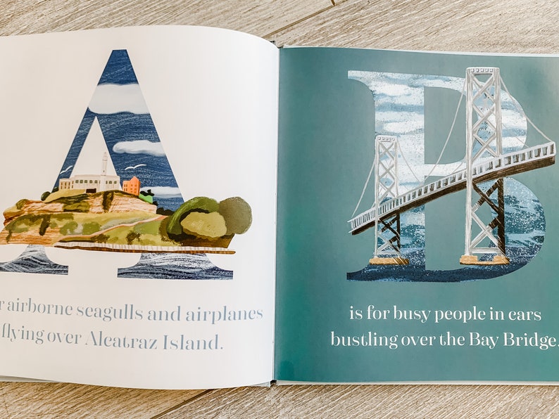 The San Francisco Alphabet Book - Etsy