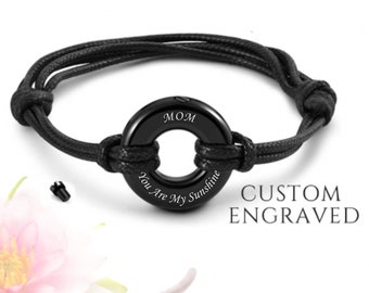 Bracciale urna per ceneri Gioielli per cremazione di fiori di