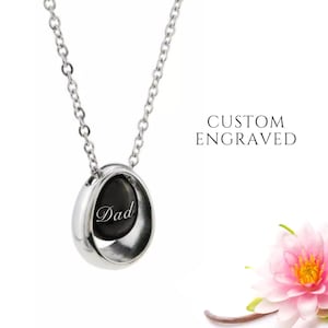 Teardrop Cremation Urn Necklace for Human or Pet Ashes | Memorial Necklace | Cremation Jewelry | Sympathy Gift | Mourning Jewelry Ash