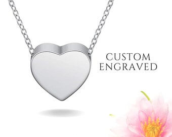 Heart Urn Necklace for Women | Urns for Human Ashes | Cremation Jewelry | Memorial Necklace Keepsake | Sympathy Gift | Mourning Jewelry Ash