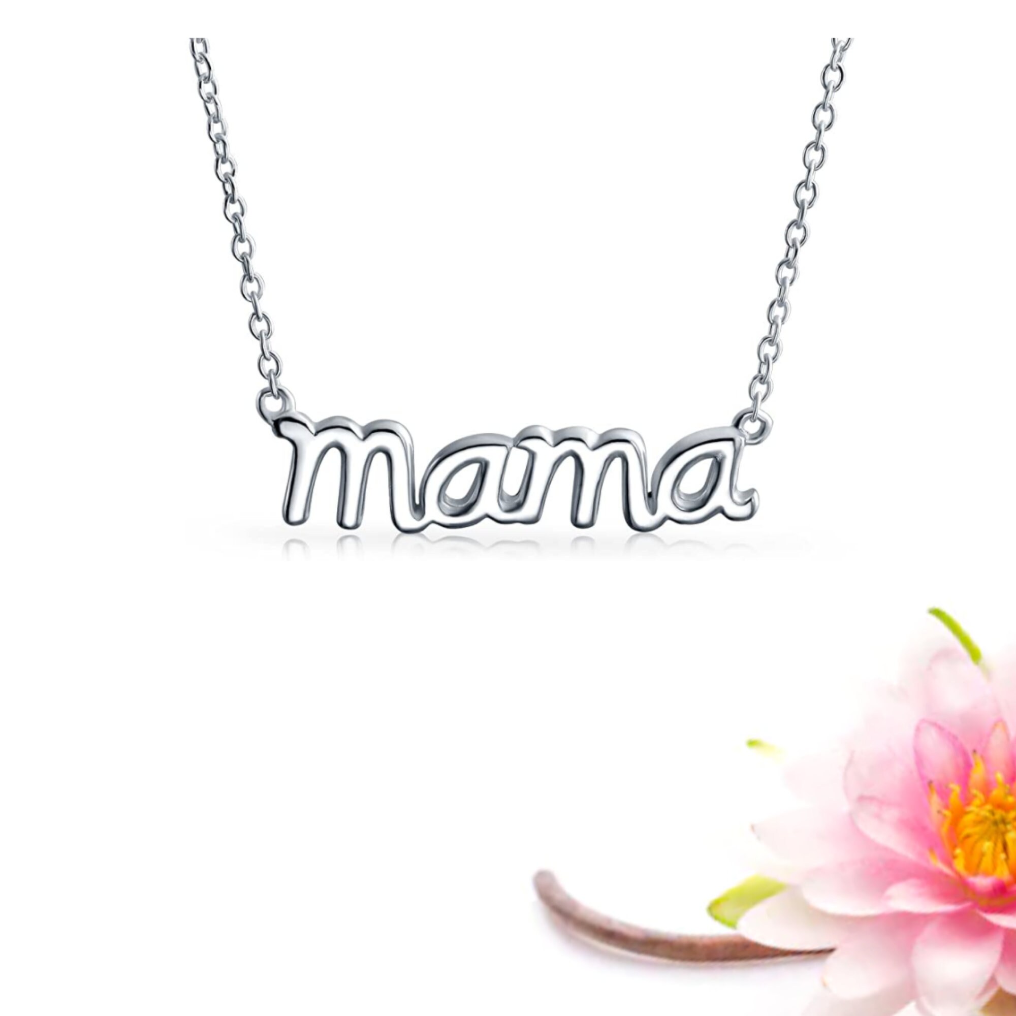 Mama Necklace Handwriting Necklace New Mom Necklace Etsy