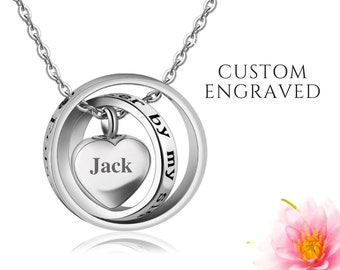 Collar conmemorativo "Siempre en mi corazón" para cenizas de mascotas / Collar conmemorativo para mujer / Collar de cremación / Joyería funeraria / Collar conmemorativo
