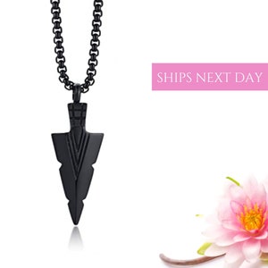 Arrowhead Urn Necklace | Mens Urn Necklace | Cremation Jewelry | Cremation Necklace | Urn Necklace for Human Pet Ashes | Memorial Necklace