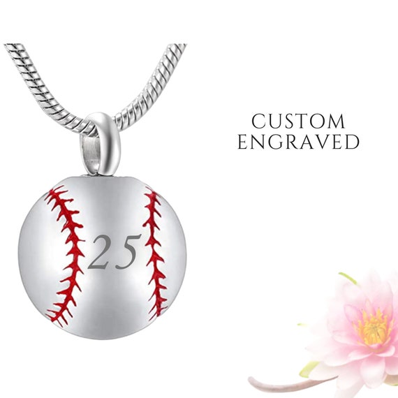 Baseball cheap cremation jewelry