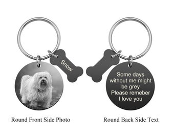 Custom Dog Keychain | Photo Keychain | Pet Memorial Gift | Pet Memorial Jewelry | Personalized Memorial Dog Keychain | Gifts for Pet Owners