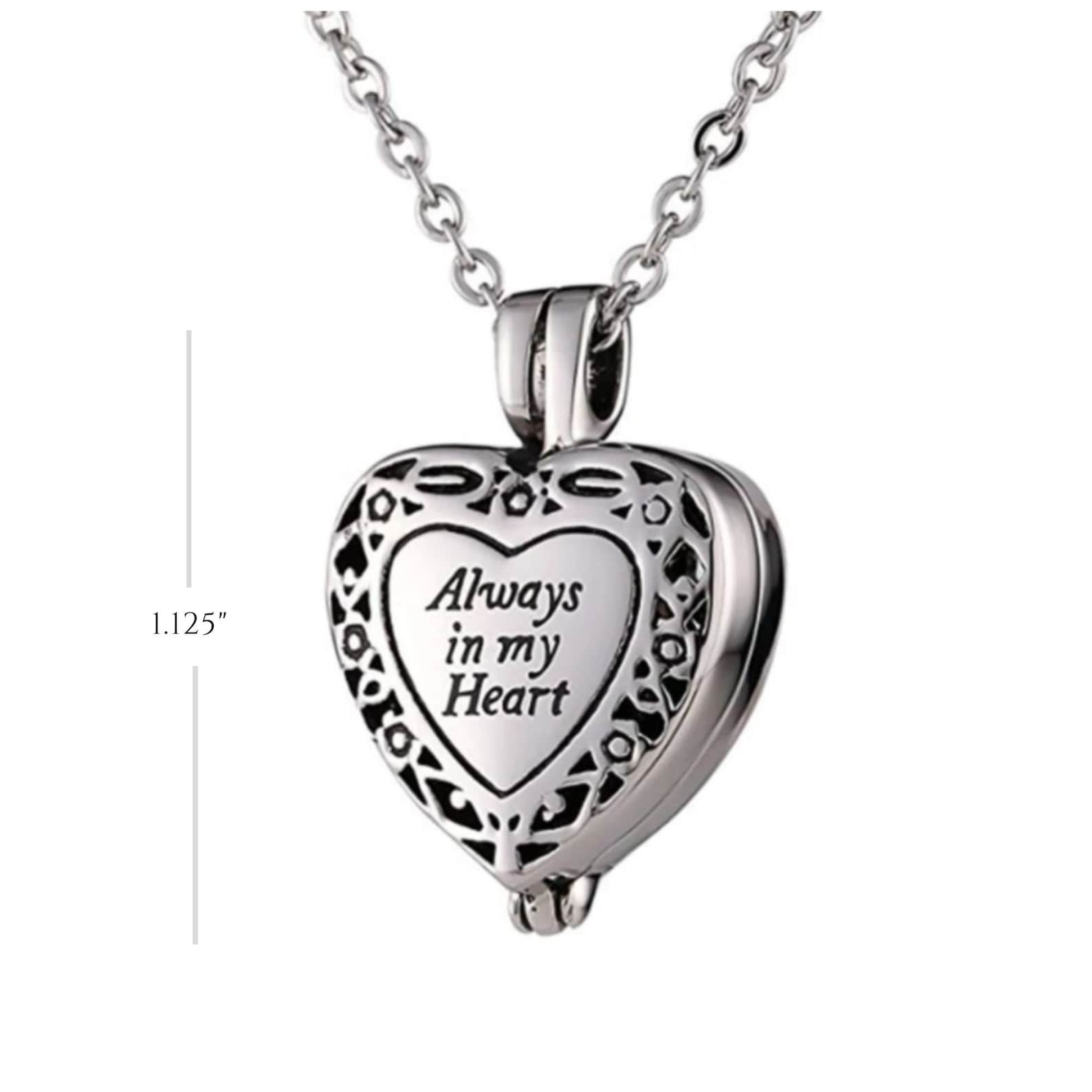 Urn Necklace for Human Ashes Cremation Locket Necklace Etsy