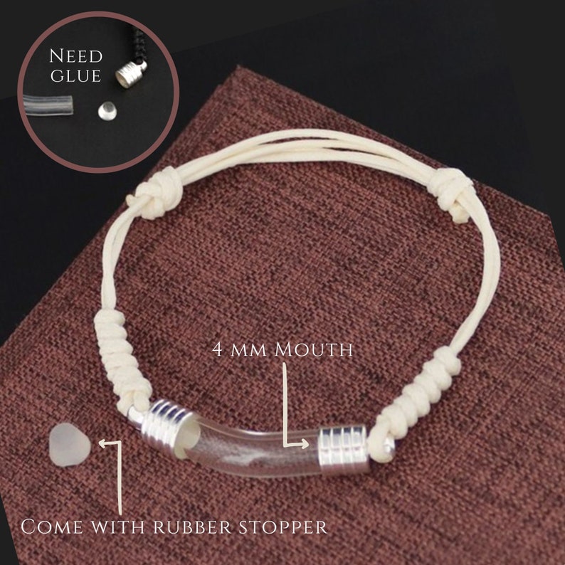 Sand Capsule Bracelet Beach Sand Bracelet Hair Locket Etsy