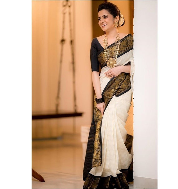 Buy Madurai Sungudi Cotton Zari Checks Saree South Indian Saree