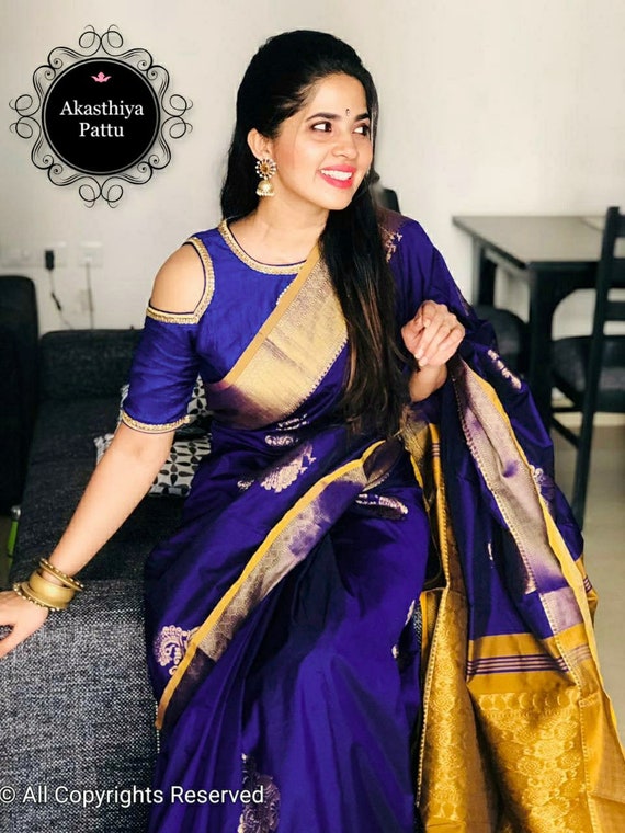 New Model Pattu Half Sarees Blouse Designs 2023