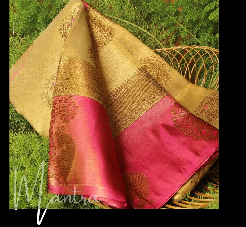 Sharwari Wagh in our Pearl gold silk zari tissue lehnga set
