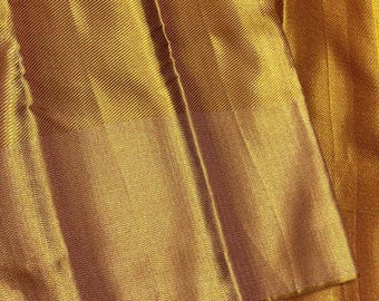 3g Zari Kanchipuram pure kanchiparam silk saree Gold |  Bridal saree  | Zari border | pattu saree | Kanchipuram Silk |Silk mark certified