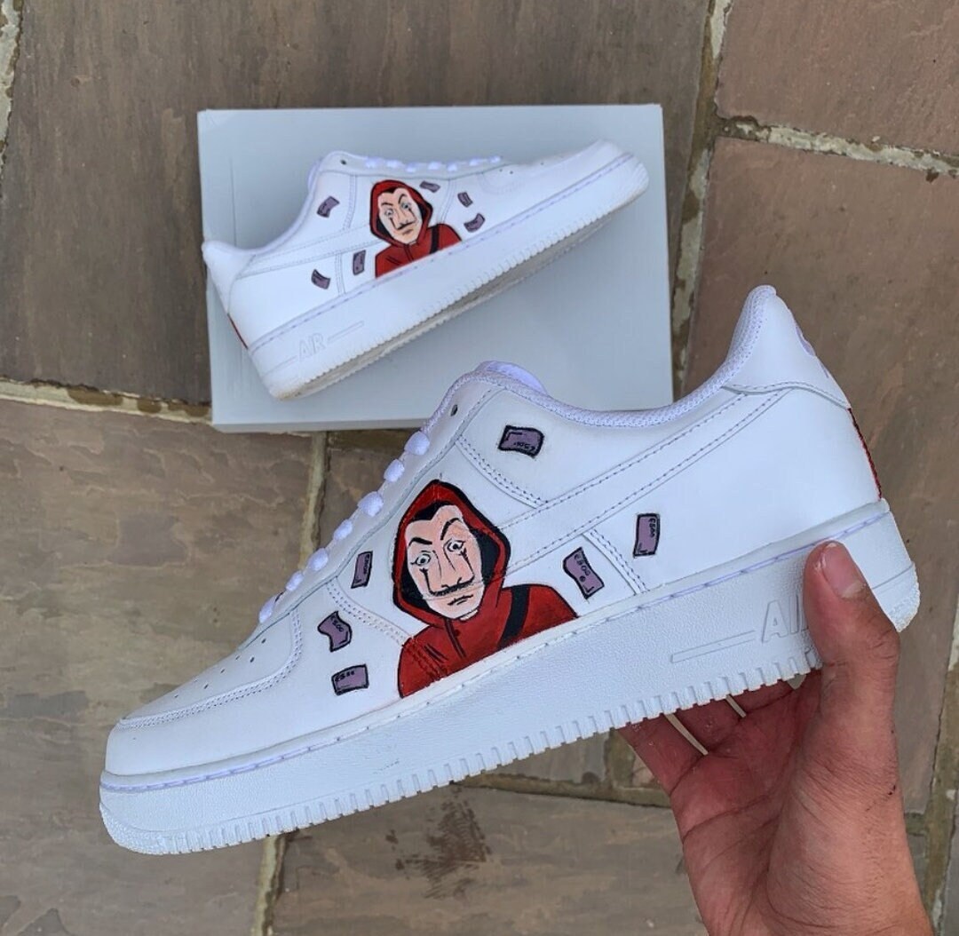 Air Force 1 Custom La Casa De Papel - Etsy Israel