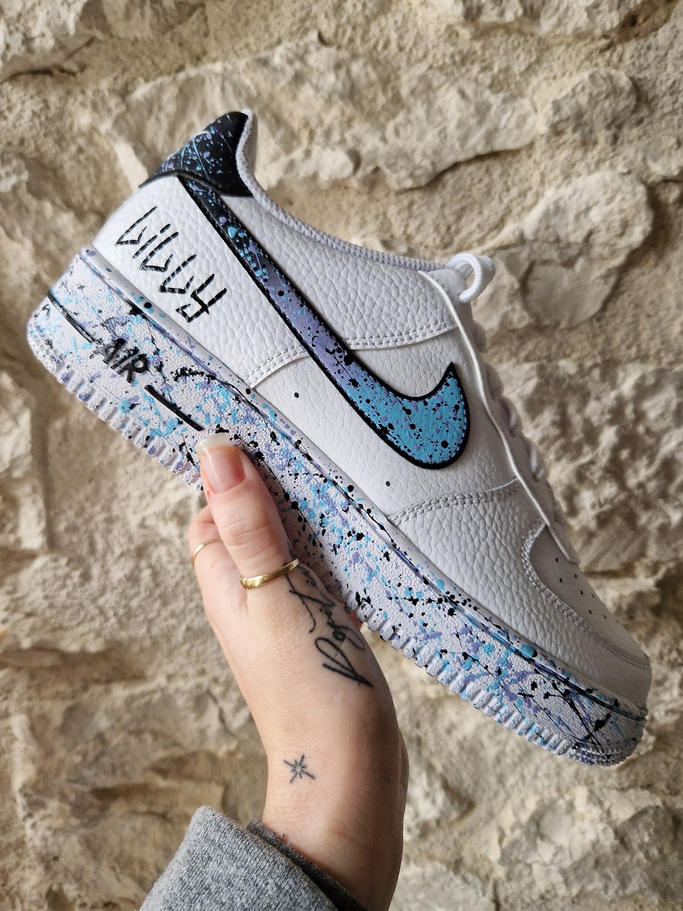 Air Force 1 Custom Splash - Etsy