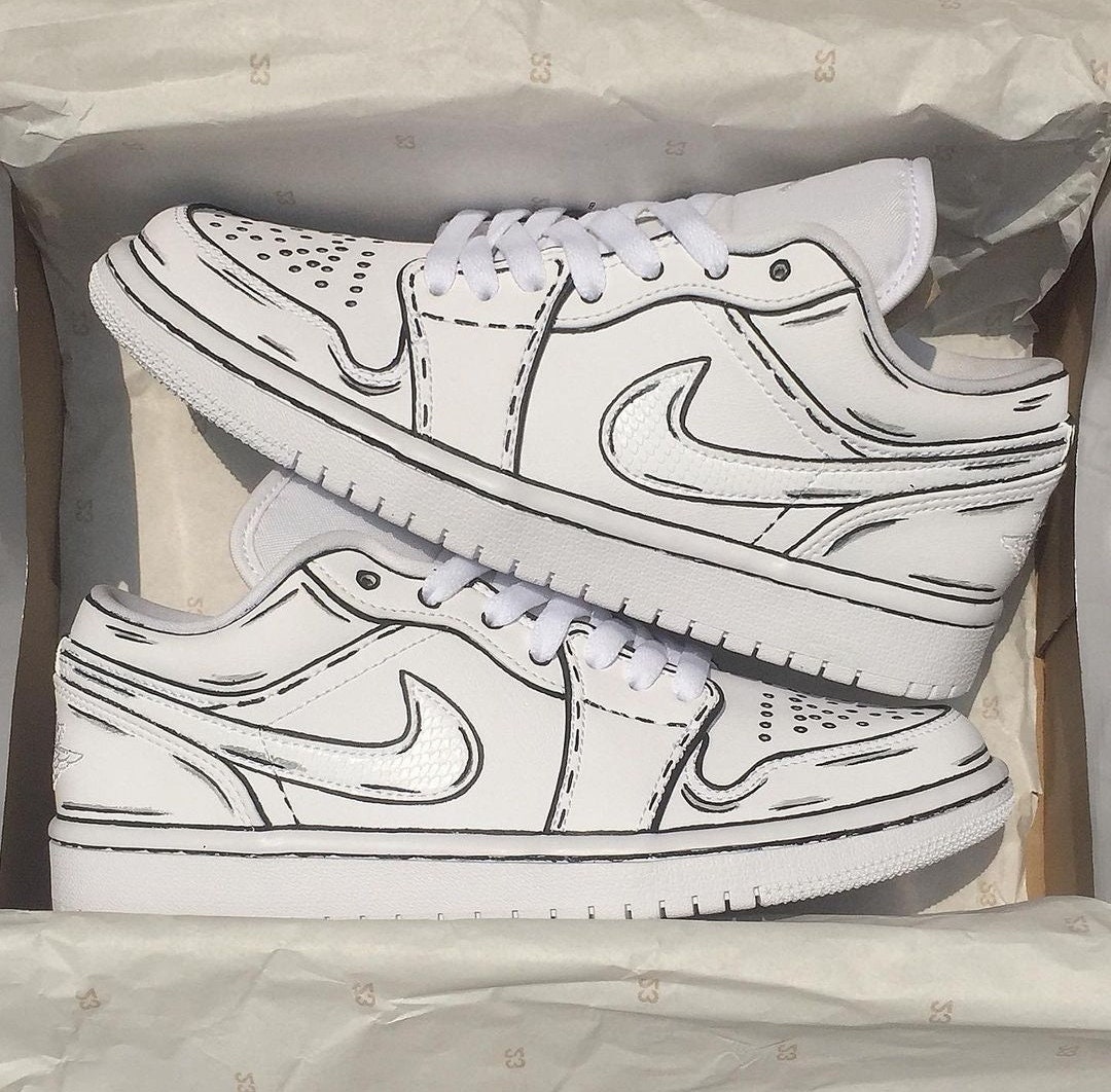 custom cartoon jordan 1
