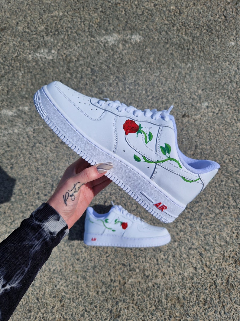 Air force 1 custom Rose piquante image 2