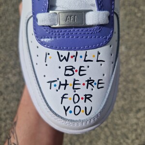 Air force 1 custom FRIENDS image 3