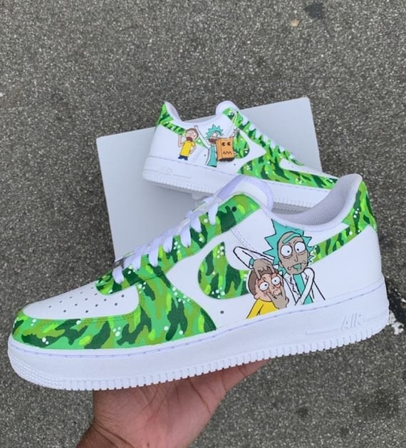 custom rick and morty jordans