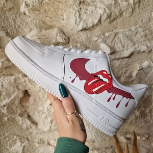 Air force 1 custom Lips THE ROLLING STONE