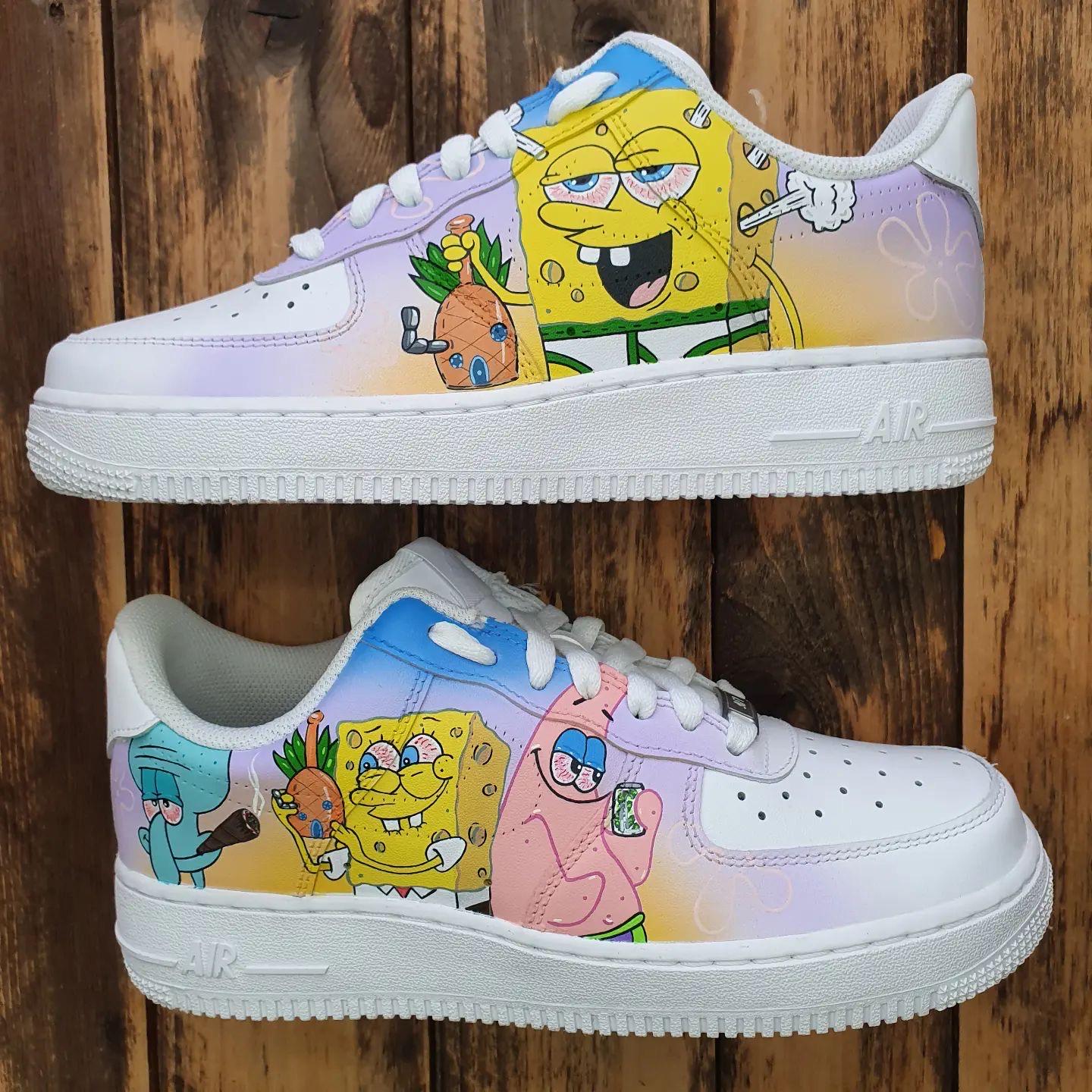 spongebob and patrick air force 1