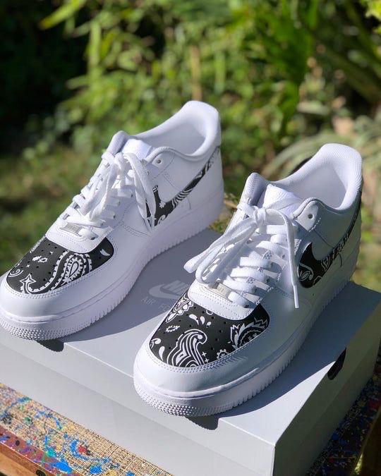 nike air force with bandana