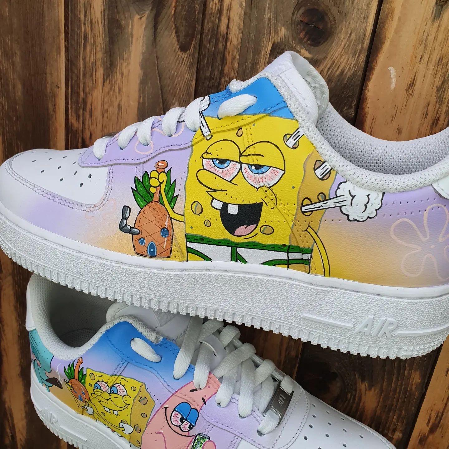 spongebob squarepants air force ones