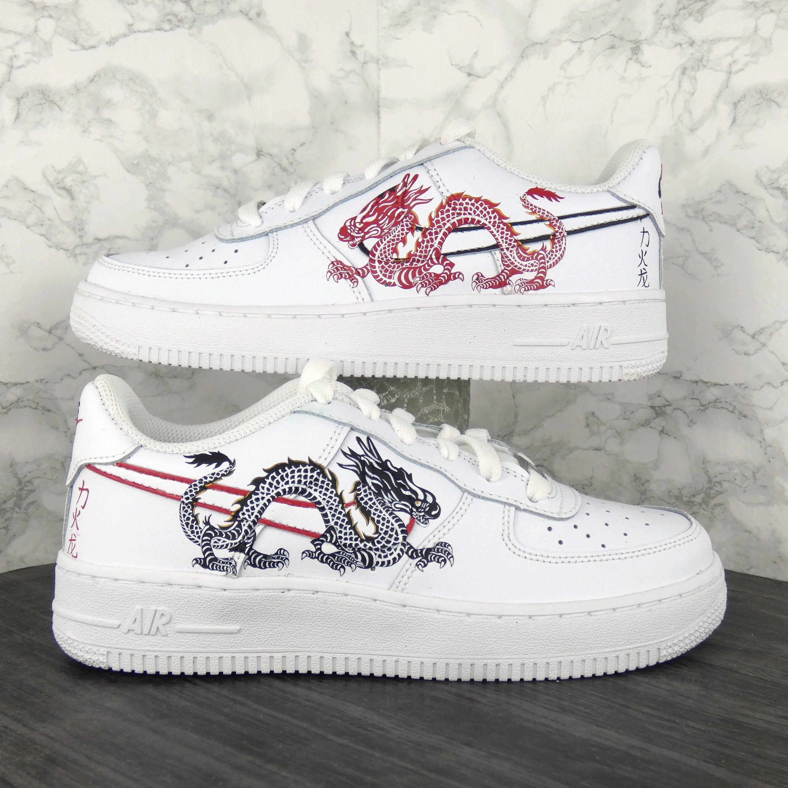 Air Force 1 Custom Oriental Dragon Etsy