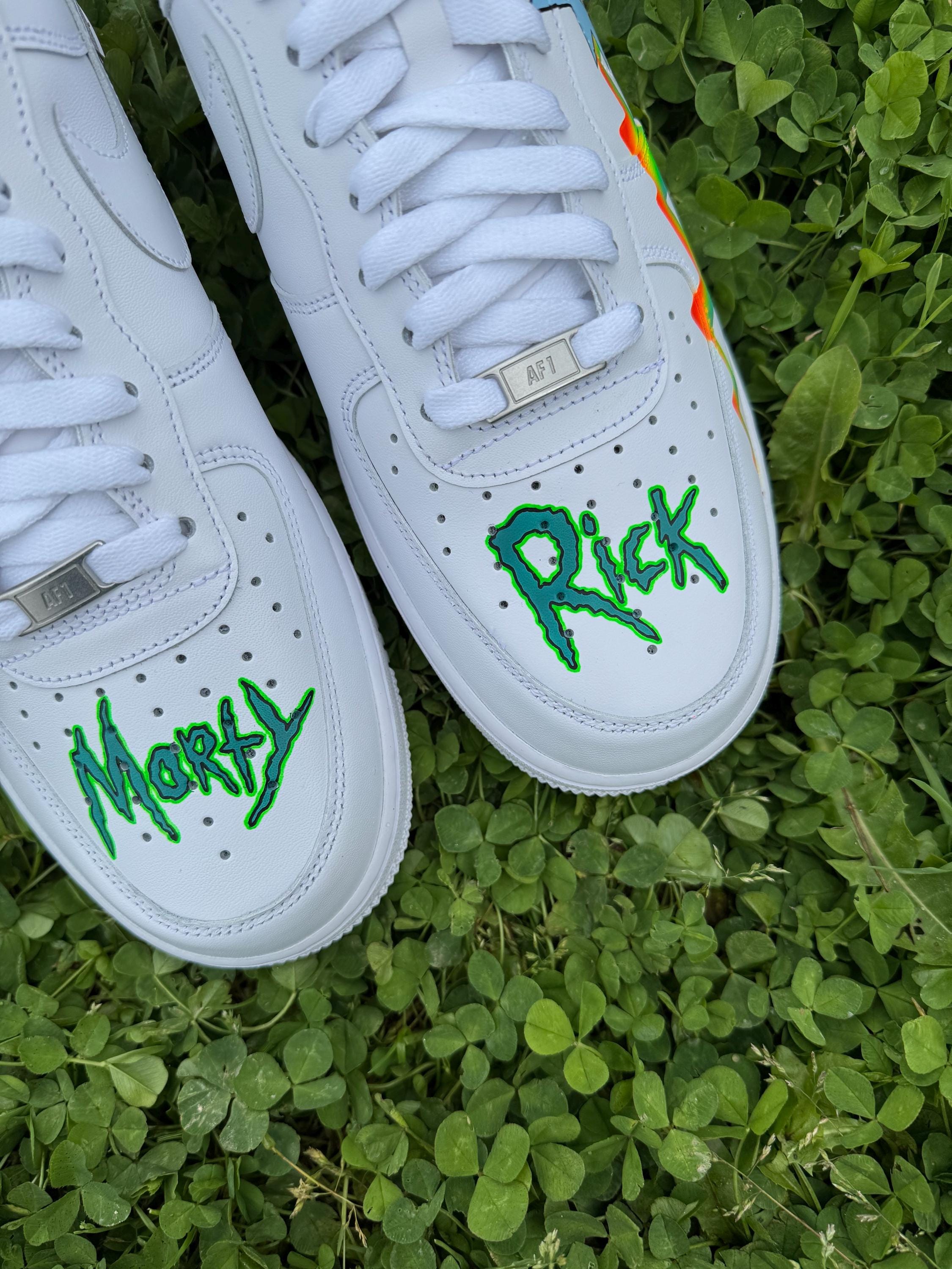 air force custom rick and morty
