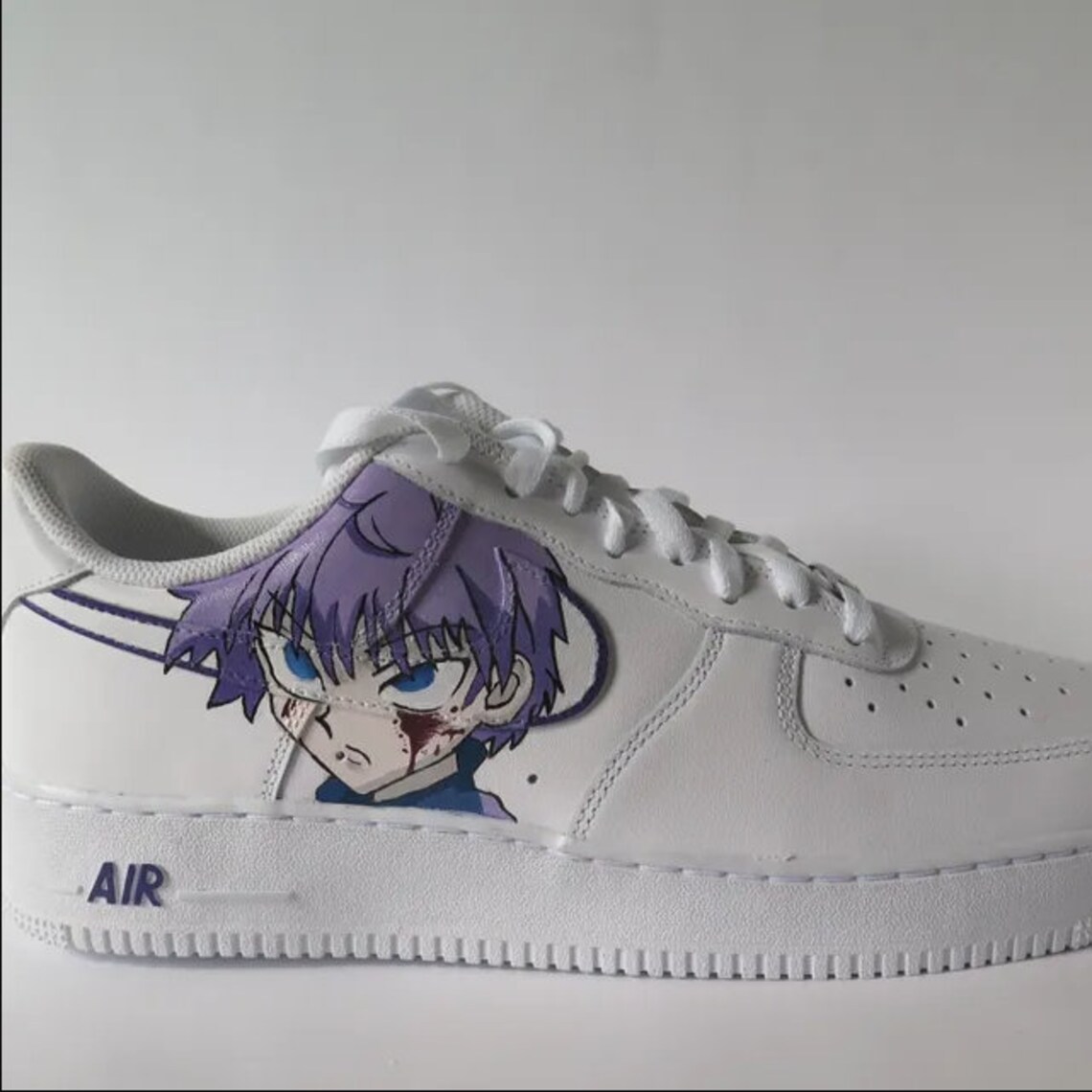 Air force 1 custom Hunter X Hunter Hisoka / Killua | Etsy