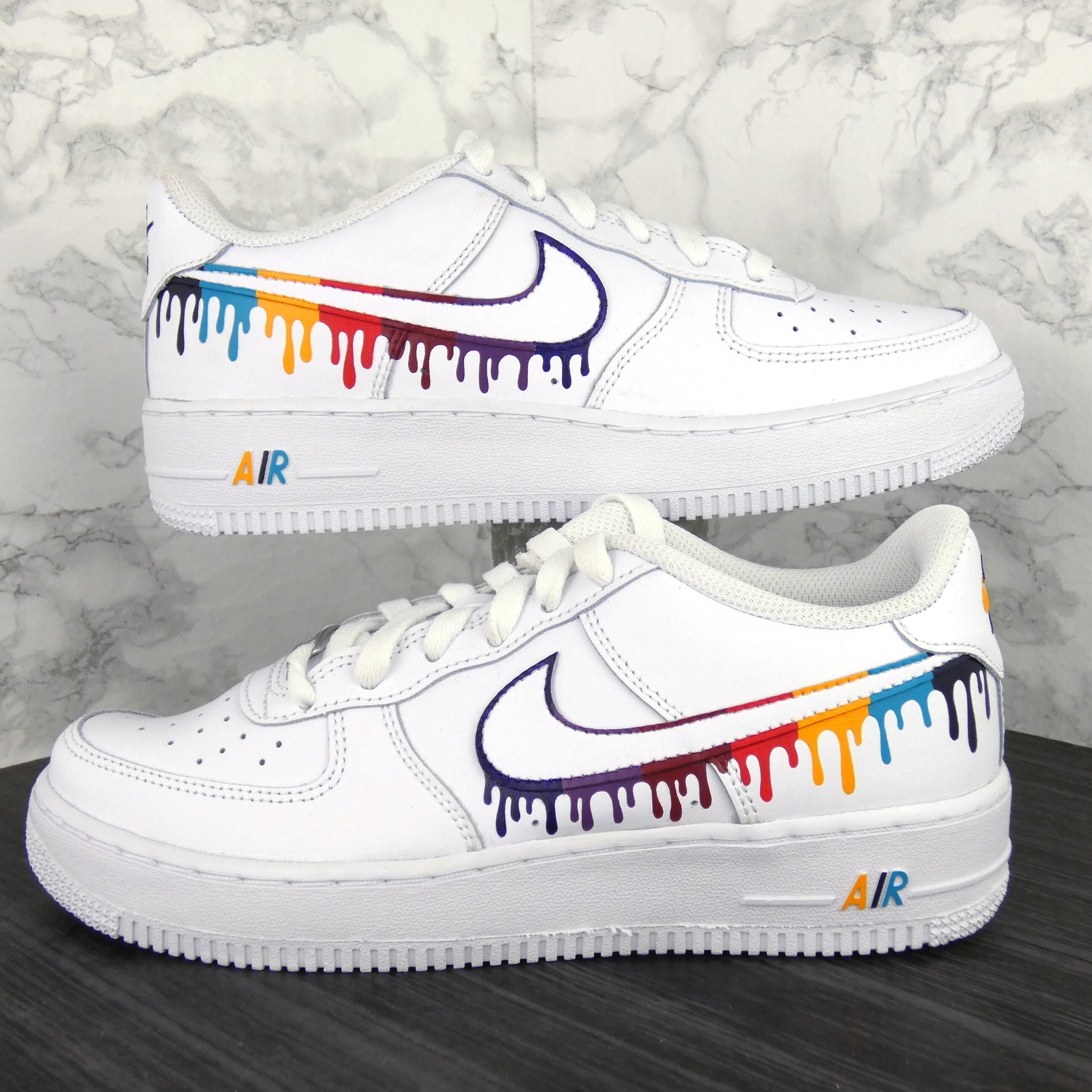 Air Force 1 Custom Rainbow | Etsy New 