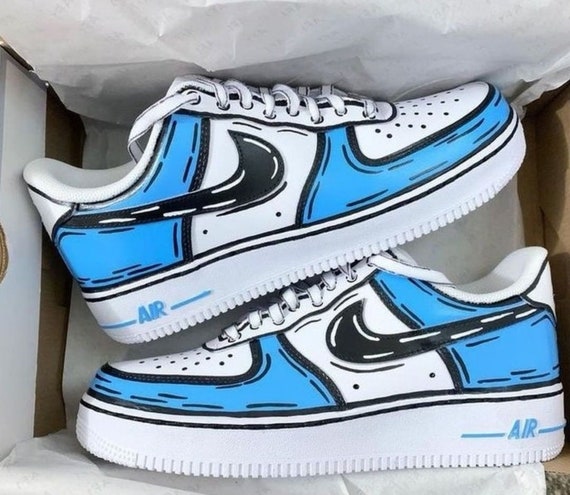 Air Force 1 Cartoon Colour - Etsy Air Force 1 Cartoon Colour - Etsy