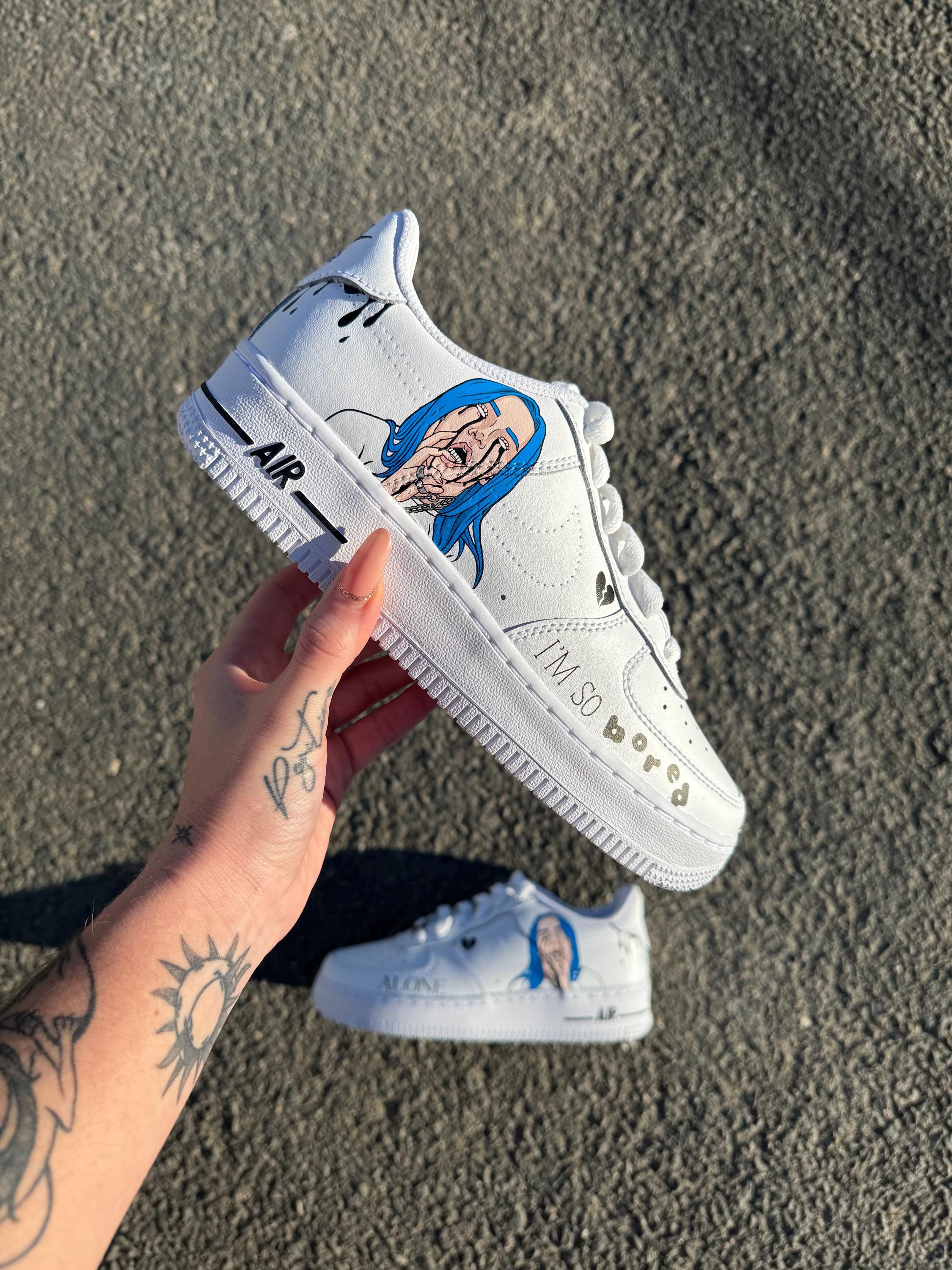 Air Force 1 Custom Billie Eilish - Etsy