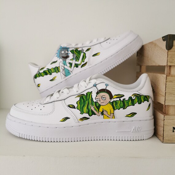 nike air force 1 rick and morty