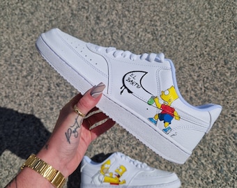 Air force 1 custom The Simpsons