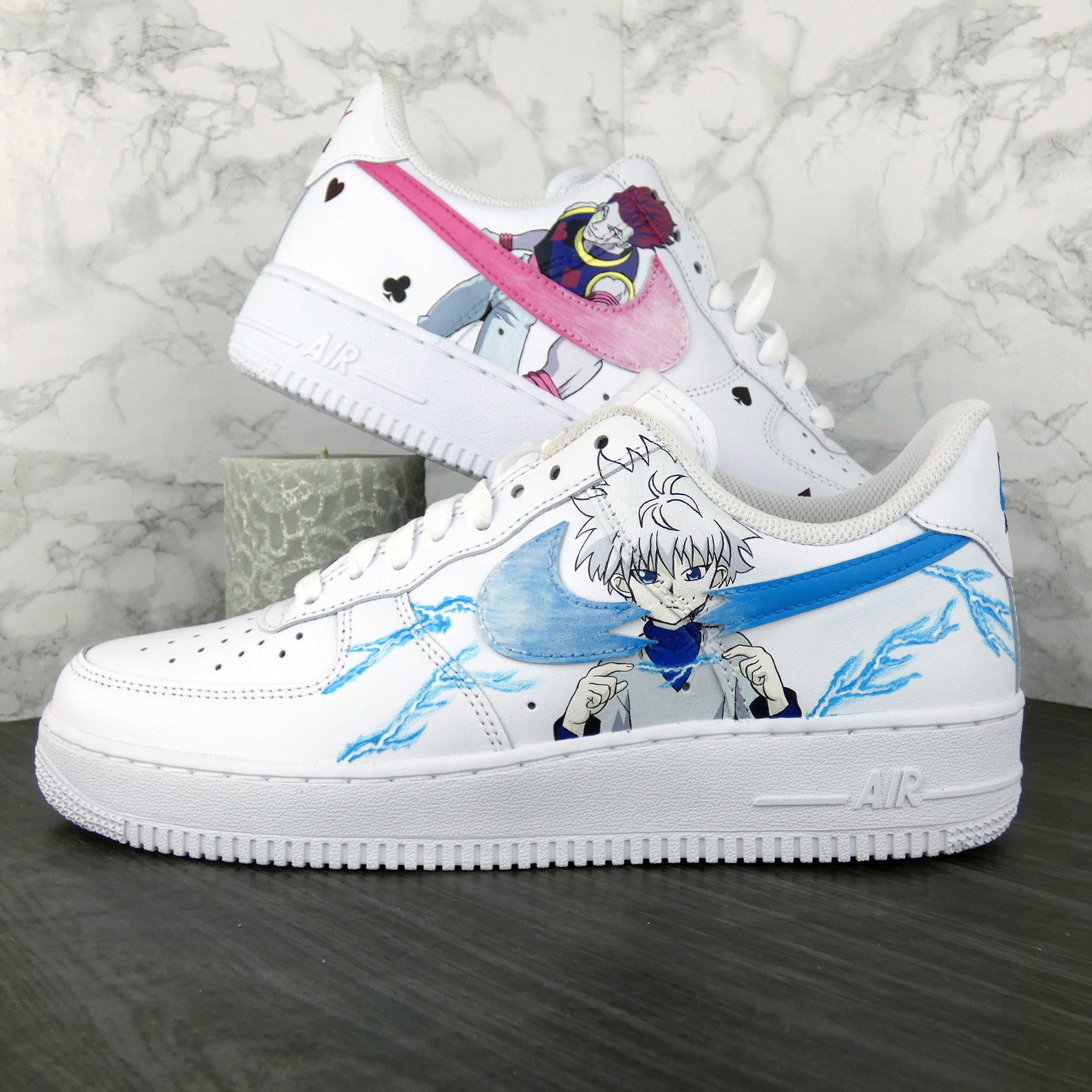 nike air force 1 custom hunter x hunter