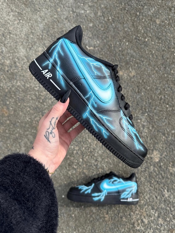 nike air force 1 lightning bolt swoosh
