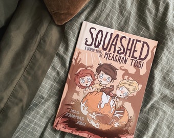 Squashed Graphic Novel - Signed by Illustrator - Spooky but cute graphic novel with autumn theme and supernatural characters