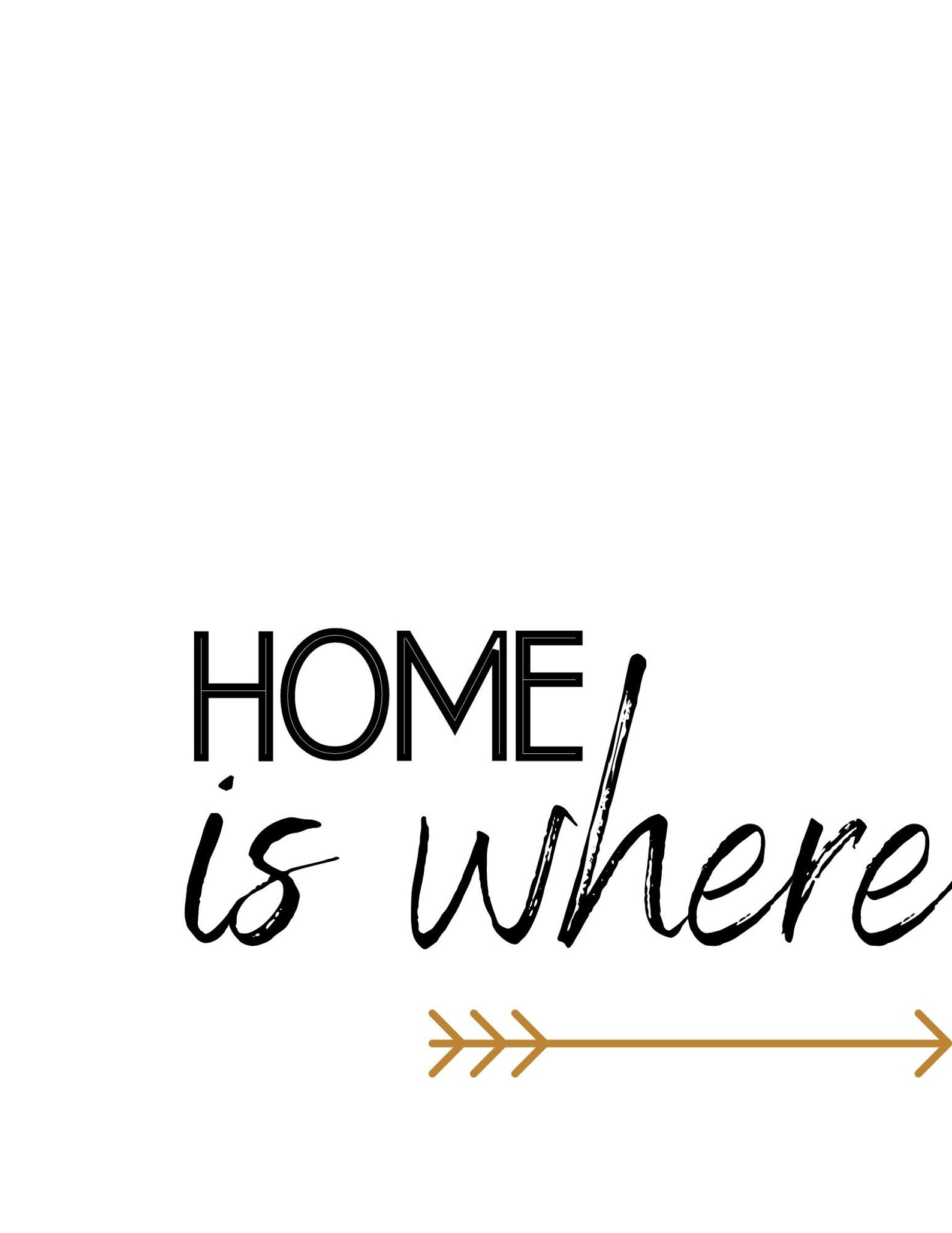 Home is Where Family is Prints Wall Art Printable Home Decor Etsy UK