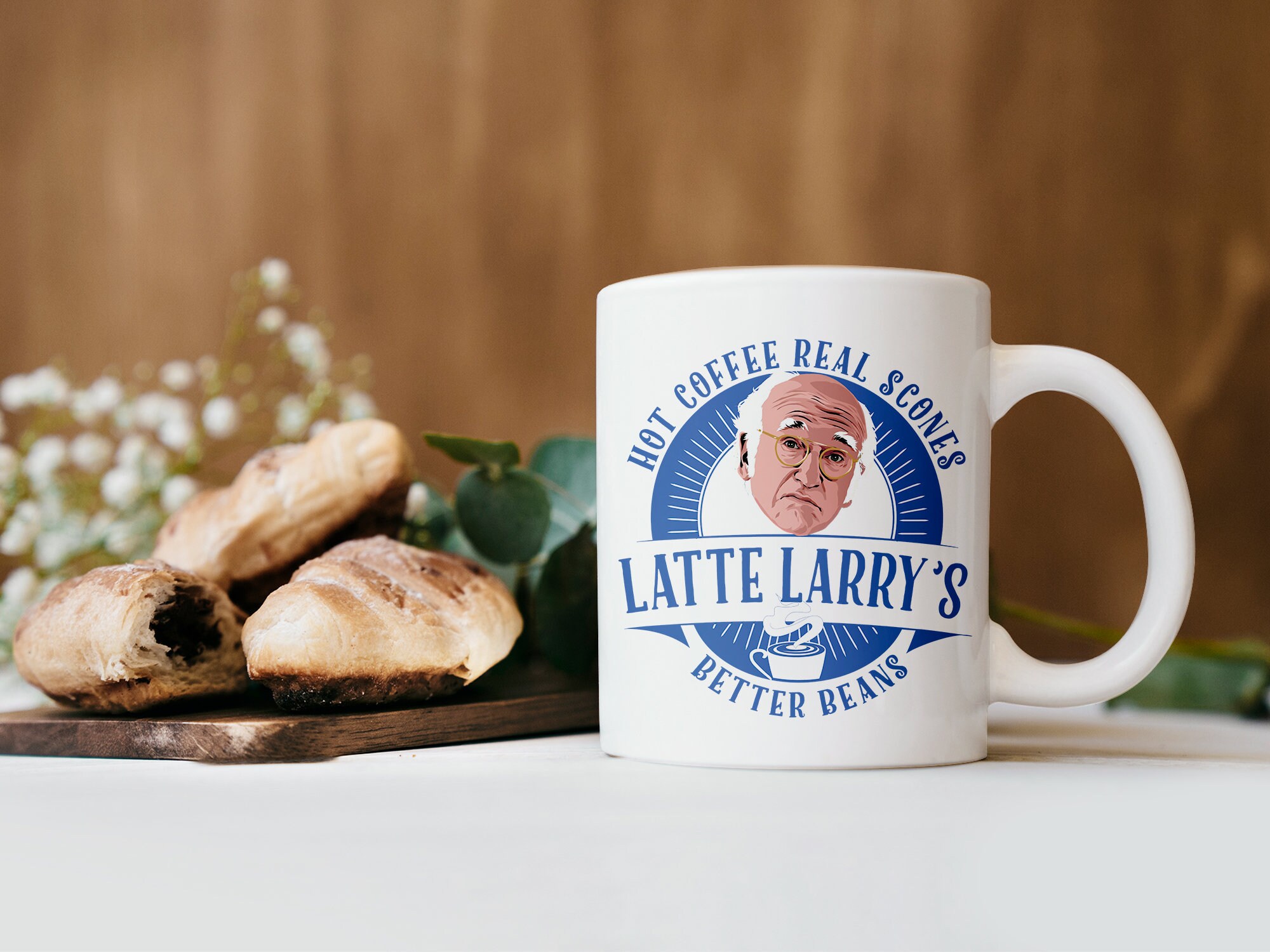 Latte Larry's Mug 11oz or 15oz Etsy