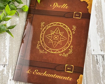 Spells & Enchantments ~ Sticker Storage Book ~ Sticker Collection ~ Haunted Cottagecore ~ A5 Reusable Sticker Book