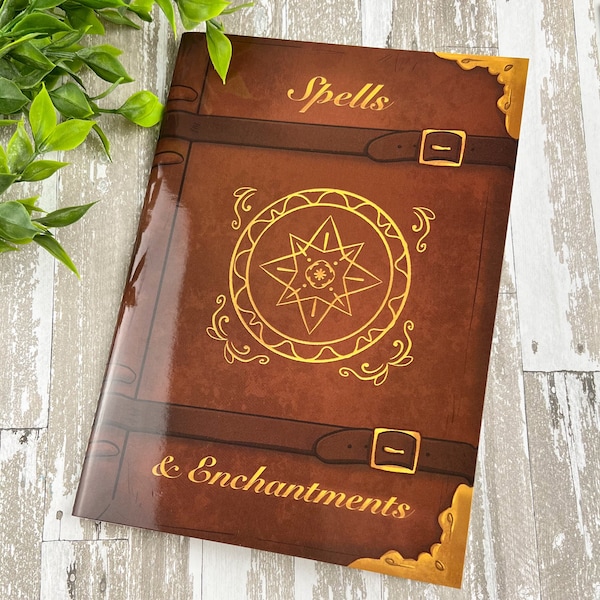 Spells & Enchantments ~ Sticker Storage Book ~ Sticker Collection ~ Haunted Cottagecore ~ A5 Reusable Sticker Book