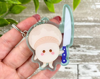 Baby Bella's Crimes ~ Acrylic Keychain ~ Clear Translucent Charm ~ Silly