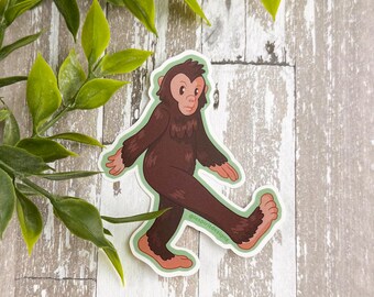Bigfoot ~ 3" Matte Vinyl Sticker ~ Sticker for Water Bottle ~ Laptop Sticker