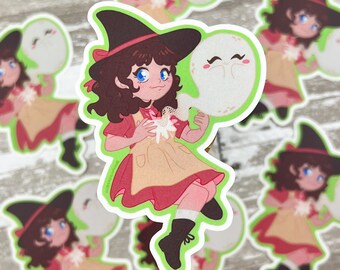 Spirit's Human Form ~ Witchy 3" MatteVinyl Sticker ~ Sticker for Water Bottle ~ Laptop Sticker