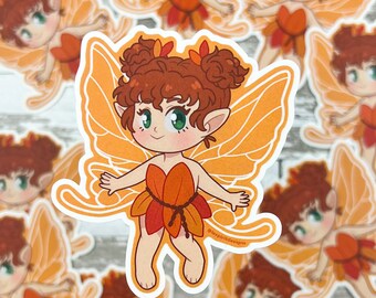 Cleo the Fairy ~ Fairycore 3" MatteVinyl Sticker ~ Sticker for Water Bottle ~ Laptop Sticker