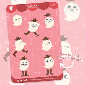 Yeehaw Spirit ~ Sticker Sheet ~ Glossy Stickers ~ Journal Stickers ~ Bullet Journal ~ Planner Stickers