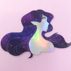 Sobrenatural ~ Versão sombria ~ Adesivo holográfico ~ Adesivo à prova d'água ~ Adesivo para garrafa de água ~ Adesivo para laptop