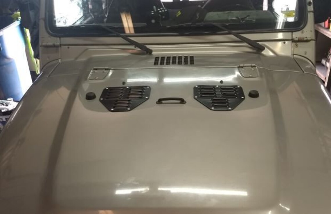 Jeep TJ/YJ Hood Vents/Louvers Envío gratis Etsy